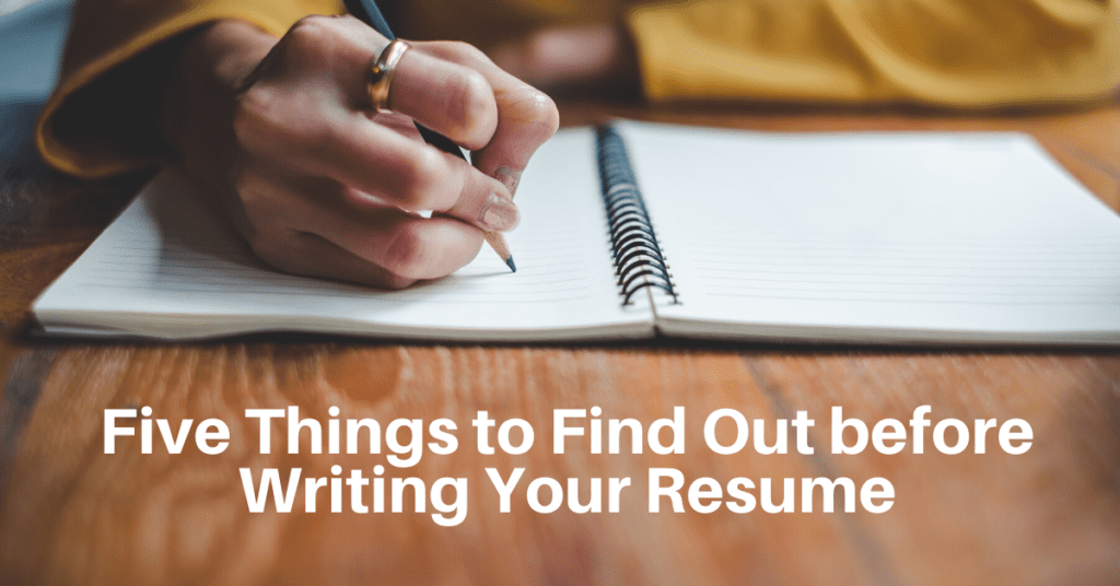 Answer These Questions before Writing Your Resume