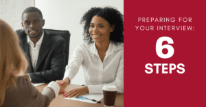 Preparing for Your Interview: Six Steps